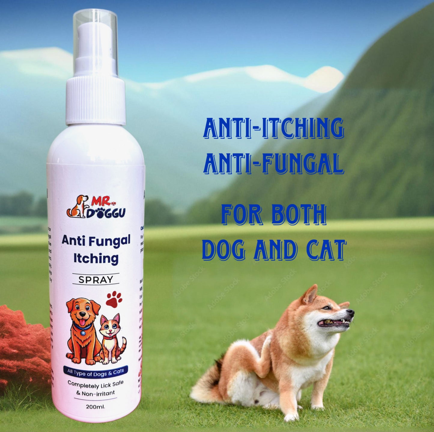 Anti-Fungal itching spray for dog & cat (200ml)