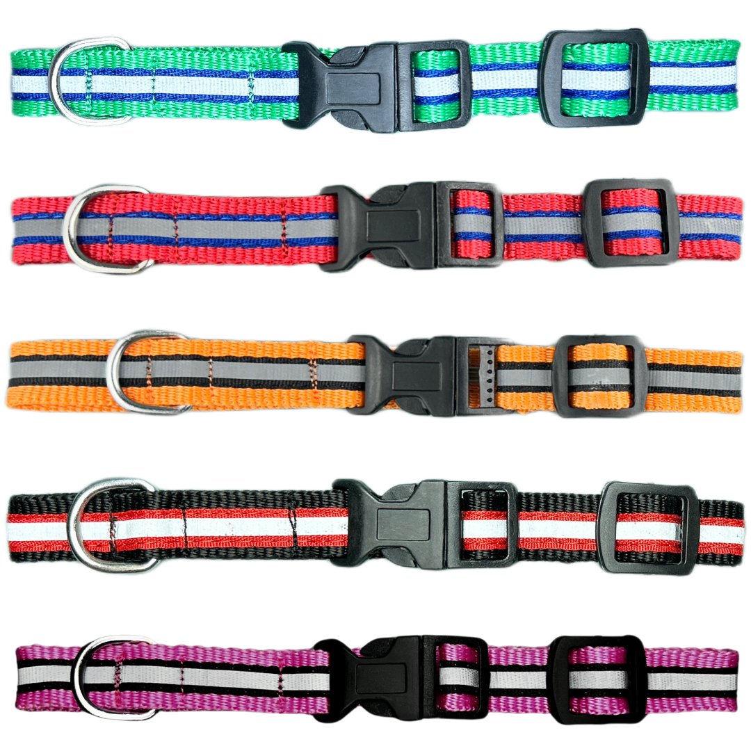Reflective Collars for street dogs (Set of 5) - Mrdoggu